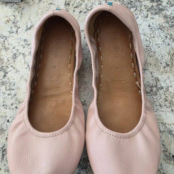 Tieks Women's Pink Ballet Flats - Picture 2 of 5